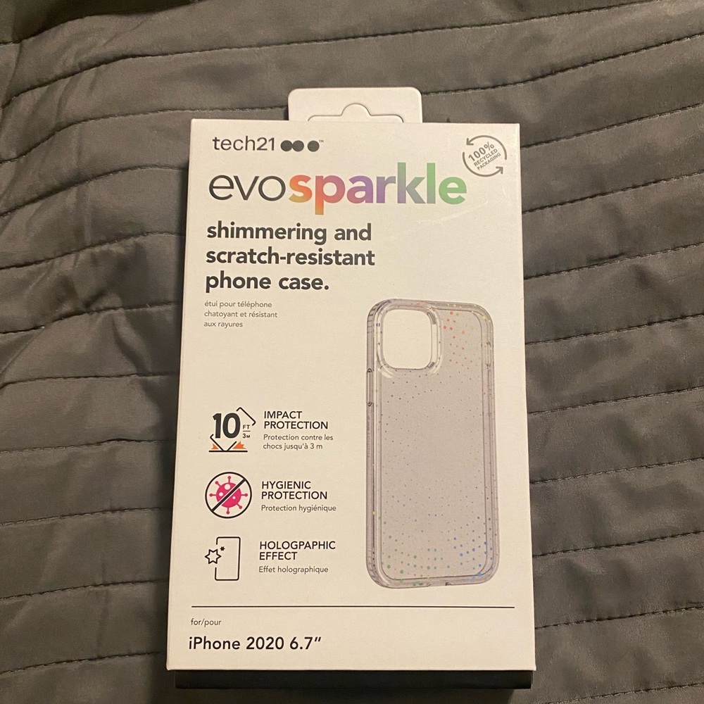 tech21 Evo Clear Phone Case for Apple iPhone 12 Pro Max